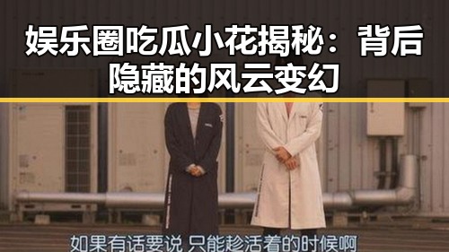 娱乐圈吃瓜小花揭秘:背后隐藏的风云变幻